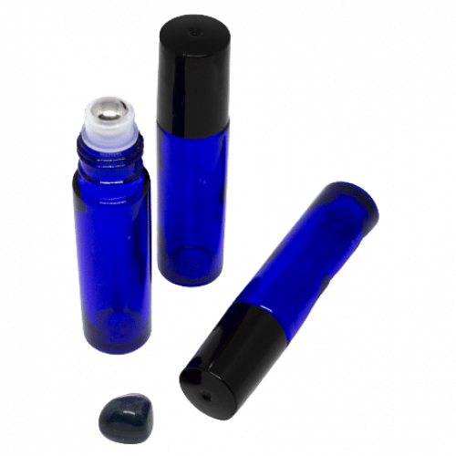 10 ml roll-on kék folyadéküveg 3db-os csomagban
